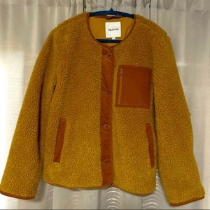 Madewell Faux Sherpa and Corduroy Jacket. Size Large